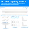 H Track Lighting Rails Kit H Type Track Rails Compatible
