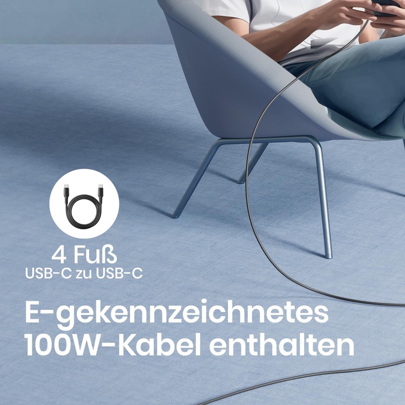INIU 65 W USB C Charger, PD QC 3.0 Fast