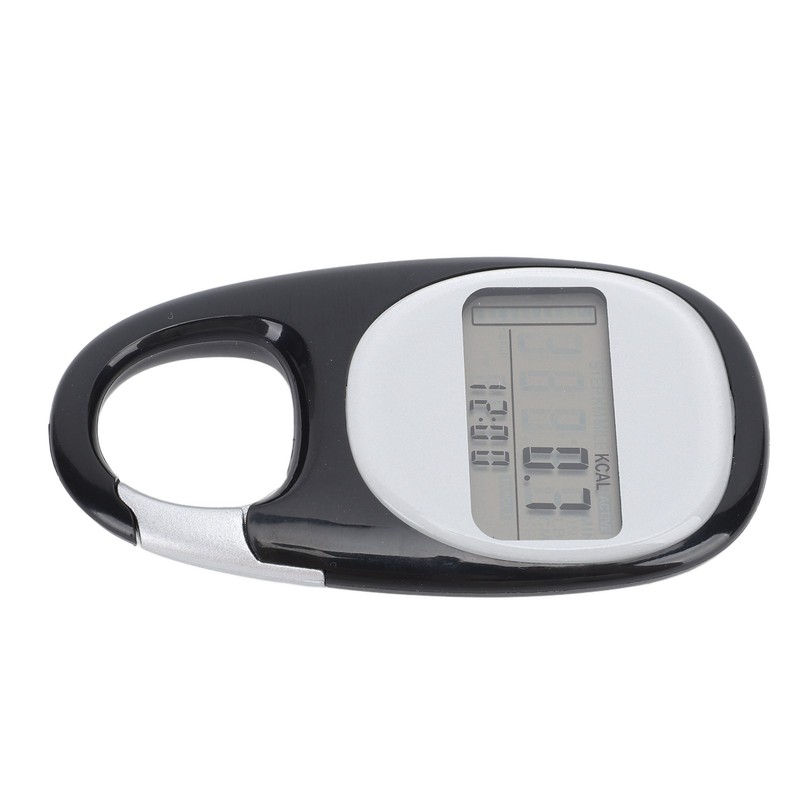 Walking Pedometer Multifunctional Memory Clip On Step Counter For Travel