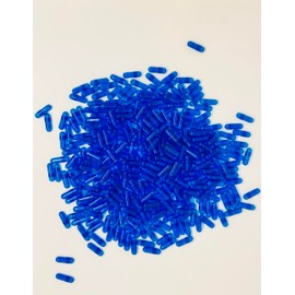 1000 Empty Gelatin Capsules Size 4 Blue/Blue. Halal. Kosher. Hypoallergenic. NON GMO. Manufactured in North America.
