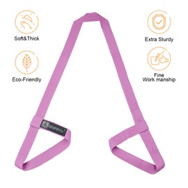 A AZURELIFE [MAT NOT Included] Yoga Mat Sling, Yoga Mat Straps for Carrying, Easy-Cinch Yoga Mat Holder Strap