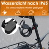 Anweller Bicycle Lock Fingerprint with 2 Keys, Bicycle Cable Locks