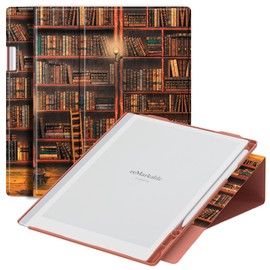 ENET-CASE Case for Remarkable 2 Paper Tablet- Multi-Viewing Adjustable Folding Book Folio Cover - with Built-in Pen Holder - for 10.3" 2020 Released (New Library)