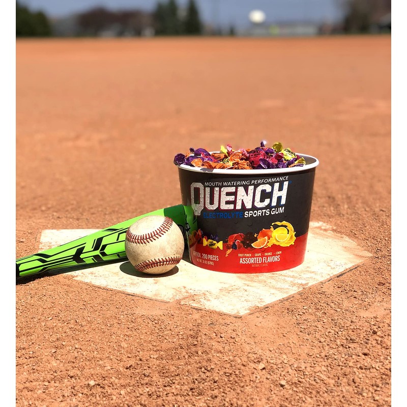 Quench Gum Bucket, New Variety Fruit 200, 200 pieces