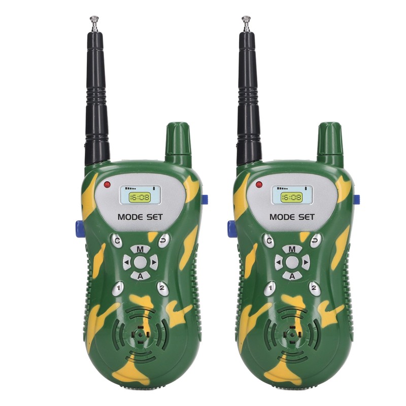 2pcs Radio Toy Clear Sound Long Range Interactive Handheld Radio