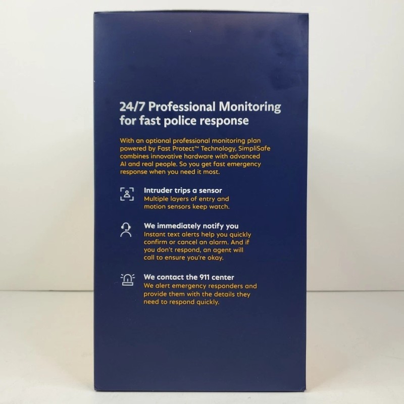 SimpliSafe Smart Home Security System (7-Piece Kit) – Base Station,