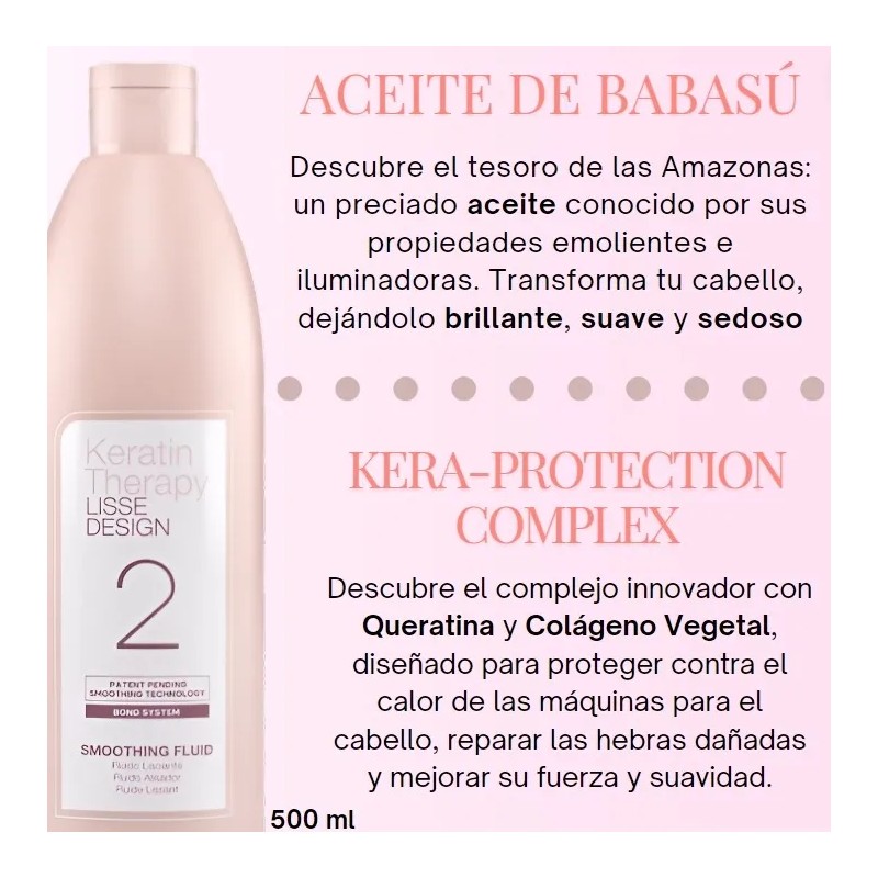 Tratamiento Cabello Alisado Alfaparf Keratin Therapy 2 500ml