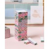 Floral Tumbling Tower Game – Stylish Wooden Stacking Game for