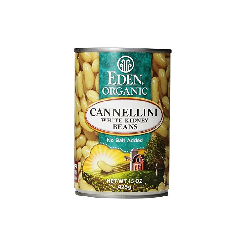 Eden Organic Cannellini White Kidney Beans, 15 Oz