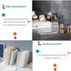 8 pcs Acrylic Bookends,Clear Acrylic Bookends for Shelves,Heavy Duty Book