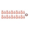 21Pcs Electrode Nozzle Set Brass 1.3mm Dia Nozzles Plasma Cutting