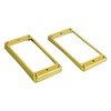 2PCS Guitar Pickup Frame Metal Bridge and Neck Pickups Cover
