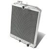 Auto Dynasty Full Aluminum 2-Row 42mm Radiator Bundle with Green