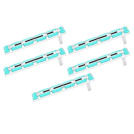 Slide Potentiometer B10K Double Channel Straight Slide Mixer Fader, Low Noise, Wide Working Temp, for Volume Adjustment, Image Quality