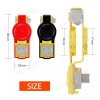 APLJZHZQ 2PCS Car Battery Cable Terminal Connectors Clamp Quick Release