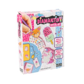 DIAMANTINY Creative Art Deco Stickers, Crea Gli Adesivi Effetto Mosaico 3D, Animali Unicorni Sirene Gelati Dolci