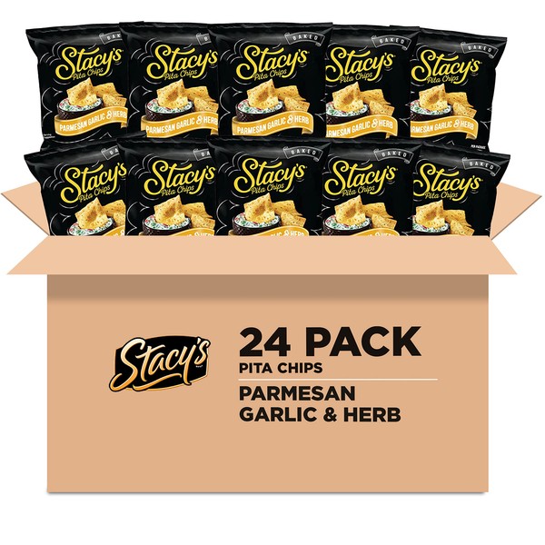 Stacy's Parmesan Garlic & Herb Flavored Pita Chips, 1.5 Ounce
