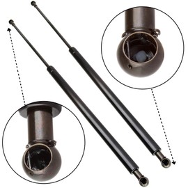 ANGLEWIDE 4568 PM2048 Gas Spring Lift Support Struts & Shocks Replacement For Rear Window Truck Cap Camper Shell Canopy Bed Cover Storage Box Cabinet Tool Box Motorhome RV Door RV Queen, 2-PC Set