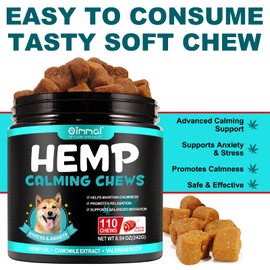 Calming Treats for Dogs,Dog Calming Chew,110 Soft Dog Calming Treats Becon Flavor, Dog Anxiety Relief,Storms,Barking,for All All Breeds and Sizes