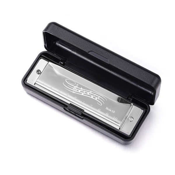 Lymizhuo East Top 10 Holes Diatonic Harmonica Key of C,