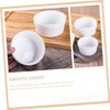 Zerodeko 6pcs Ceramic Dessert Bowls Set Heat Resistant Pudding Bowls