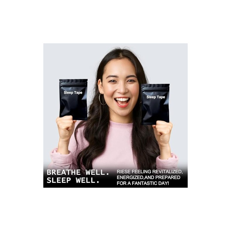 60 PCS bucales para dormir, cinta para la boca dormir,
