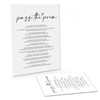 UHADRE Pass The Poem Bridal Shower Game, Minimalist Bridal Shower Cards, Wedding Party Game Cards for Guests, Bridal Shower Ideas-HLYX10