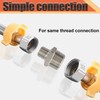 1” Male x 1/2" Male NPT Threaded Reducing Nipple Pipe