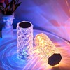 2 x LED Crystal Table Lamp, Crystal Diamond Table Lamp,