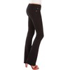 Fraternel Women's Bootcut Hip Jeans, black
