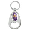 GRAPHICS & MORE LSU Football Keychain Chrome Metal Spinning Oval