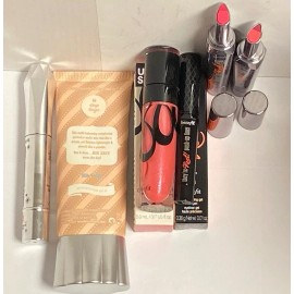 BenefitSet Of 6 Pcs  Brow Primer, Lipstick,Gel Liner, Lip Gloss & Cream w Spf