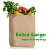 BagDream Grocery Bags 12x7x17 Inches 100Pcs Heavy Duty Kraft Brown