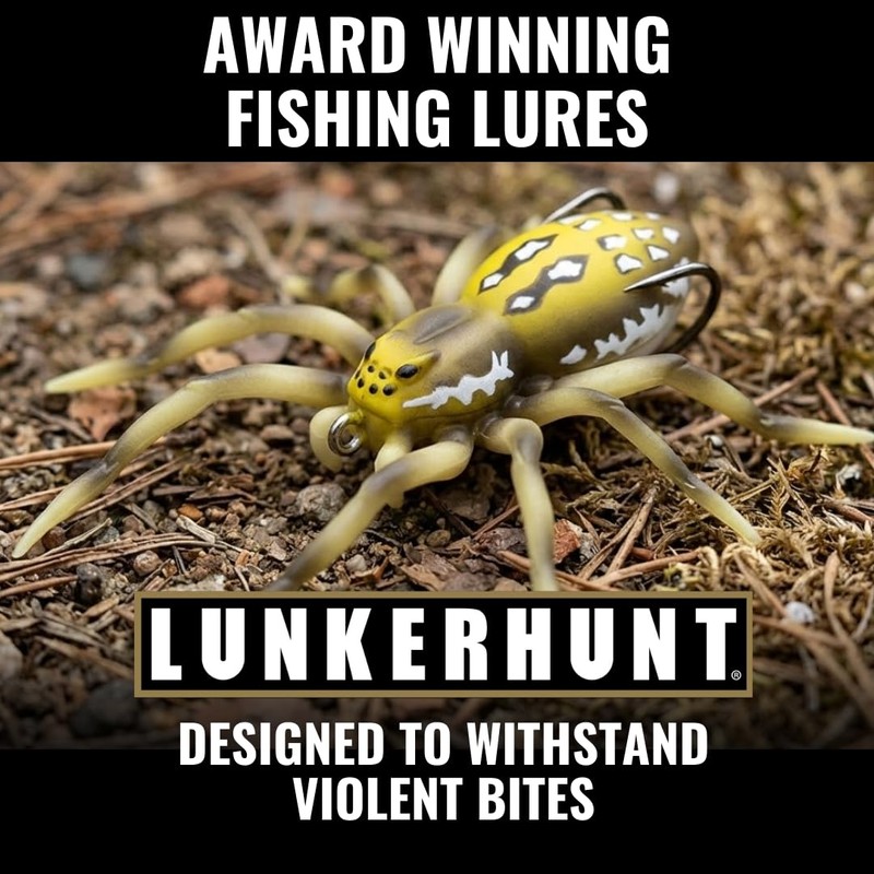 Lunkerhunt Phantom Spider Six Spot 2" 1/4 oz