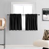 DONREN 36 Inch Length Curtains- 2 Panels Blackout Thermal Insulating