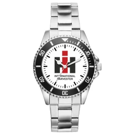 KIESENBERG Men's Watch Gift International Harvester Company IHC Tractor Tractor Farm Machinery Fans Driver Analogue Quartz Watch 1378, Bracelet