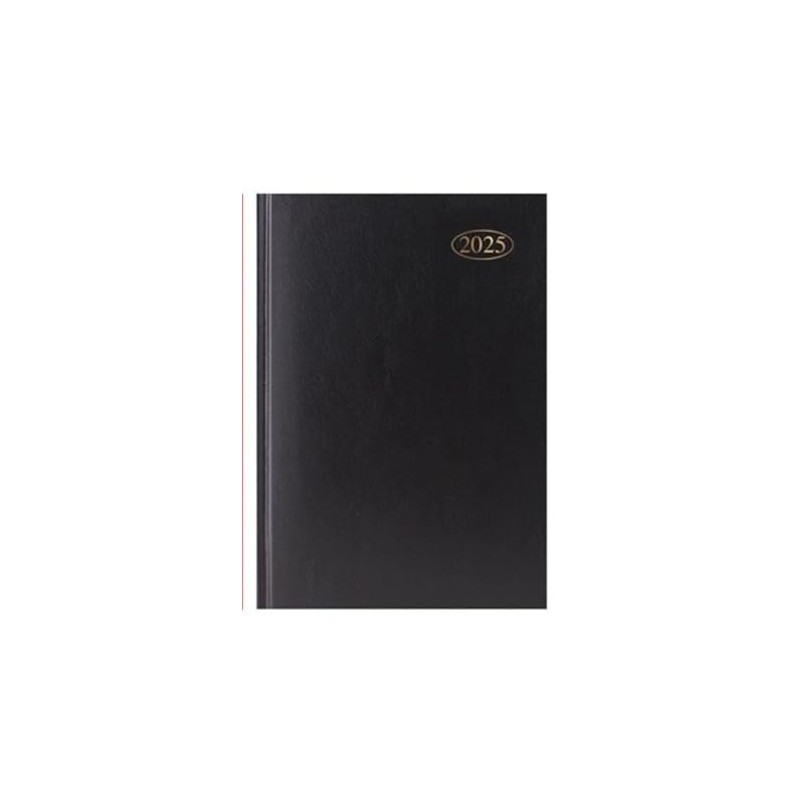 2025 A5 Week To View Padded Hardback Diary with Ribbon