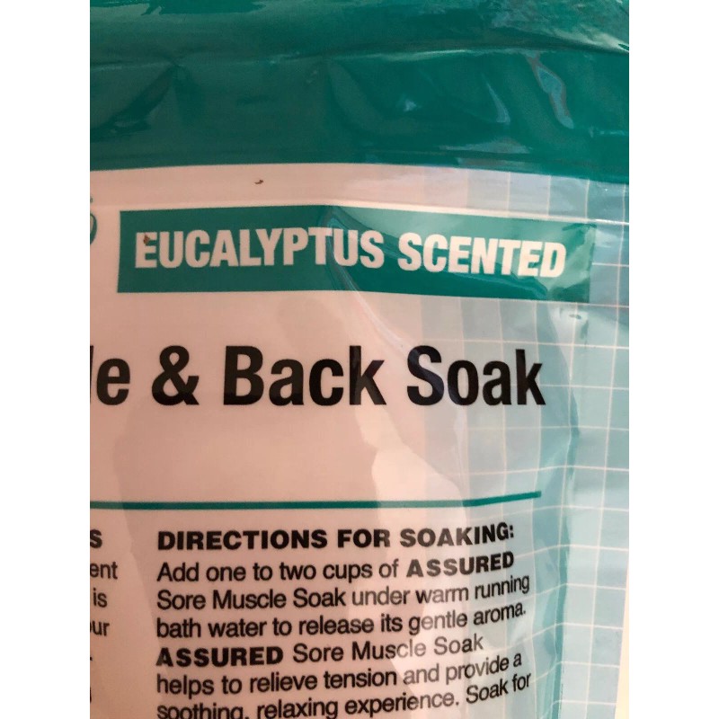 Assured Refresh Foot Soak Epsom Salt Spearmint & Menthol Scented