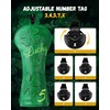 Golf Club Head covers Fairway Wood FW5 with Interchangeable Number