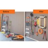 ieron 4 Pack Garage Hooks Shed Steel Garage Tool Storage