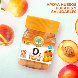 Vitamina D3, Gummy Fruits Sabor Durazno