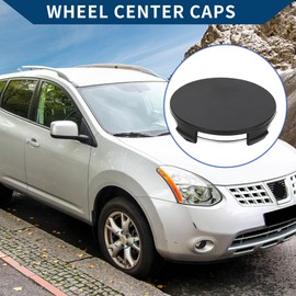 Hihaha Wheel Center Caps Hub Caps Rim Center Caps Wheel Caps Hubcap Center Covers Durable and Stylish Plastic OD: 65mm/2.56" 1Pc Black for Ford
