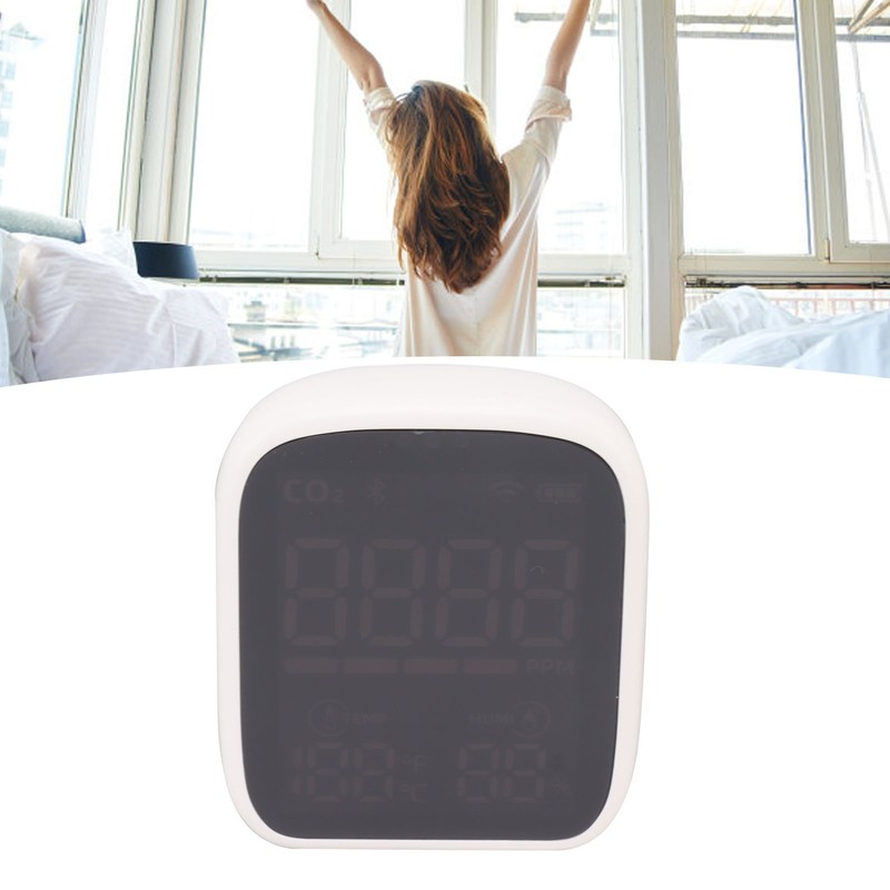 3 in 1 Smart Air Quality Monitor Automatic Brightness Adjustment