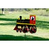 In the Breeze 2508 Steam Engine Ground Spinner-Garden Decoration