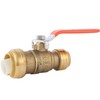 SharkBite 1 x 3/4 in PTC Reducing Ball Valve, Push-to-Connect