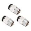 TA-VIGOR 3Pcs 1/2NPT Male x 6mm Push to Connect Pneumatic