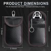 LivTee Faraday Key Fob Protector, RFID Blocking Faraday Bag for