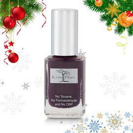 Karma Organic Natural Nail Polish-Non-Toxic Nail Art, Vegan and Cruelty-Free Nail Paint (BOWERY AFTER DARK)