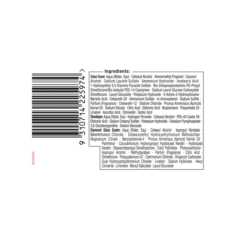 Schwarzkopf Brilliance, Permanent Hair Colour, L43 Smouldering Red