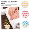 Ipetboom 3sets Fashionable Nail Decals Girl Manicure DIY Sticker Accessories